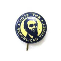 Image: Abraham Lincoln campaign pin