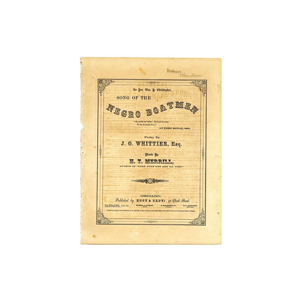 Image: Song of the Negro Boatmen