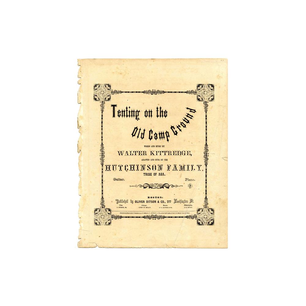 Image: Tenting on the Old Camp Ground