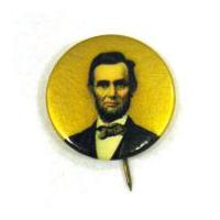 Image: Abraham Lincoln pin