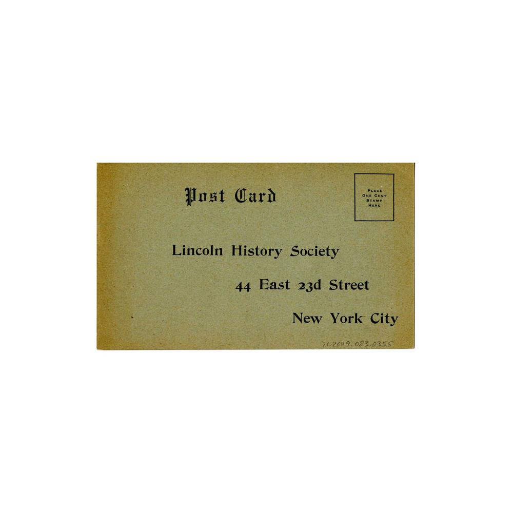 Image: Postcard Advertisement