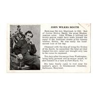 Image: Postcard of John Wilkes Booth