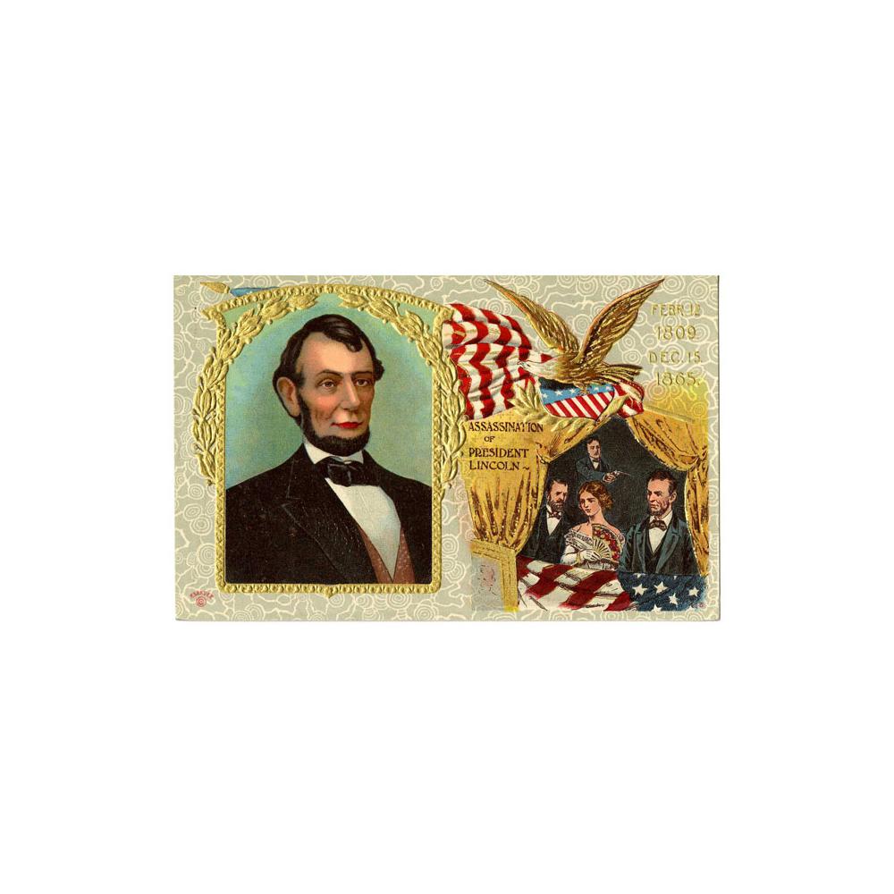 Image: Postcard of Abraham Lincoln