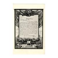 Image: Postcard of Mrs. Bixby's Letter