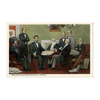 Image: Color postcard of Proclamation of Emancipation