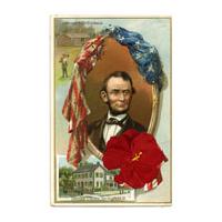 Image: Color postcard of Abraham Lincoln