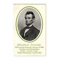 Image: Abraham Lincoln Memorial Post Card