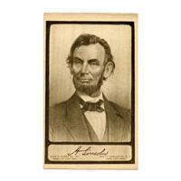 Image: Postcard of Abraham Lincoln