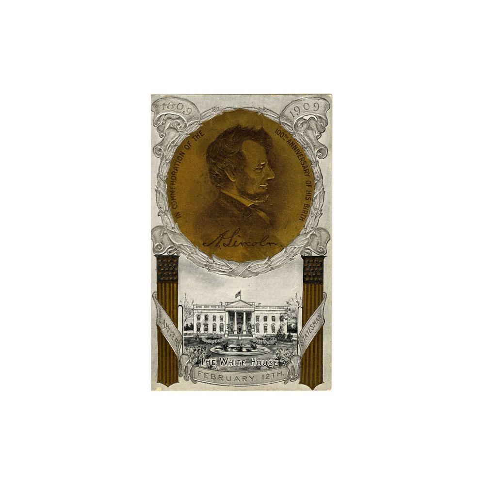 Image: Postcard of Abraham Lincoln