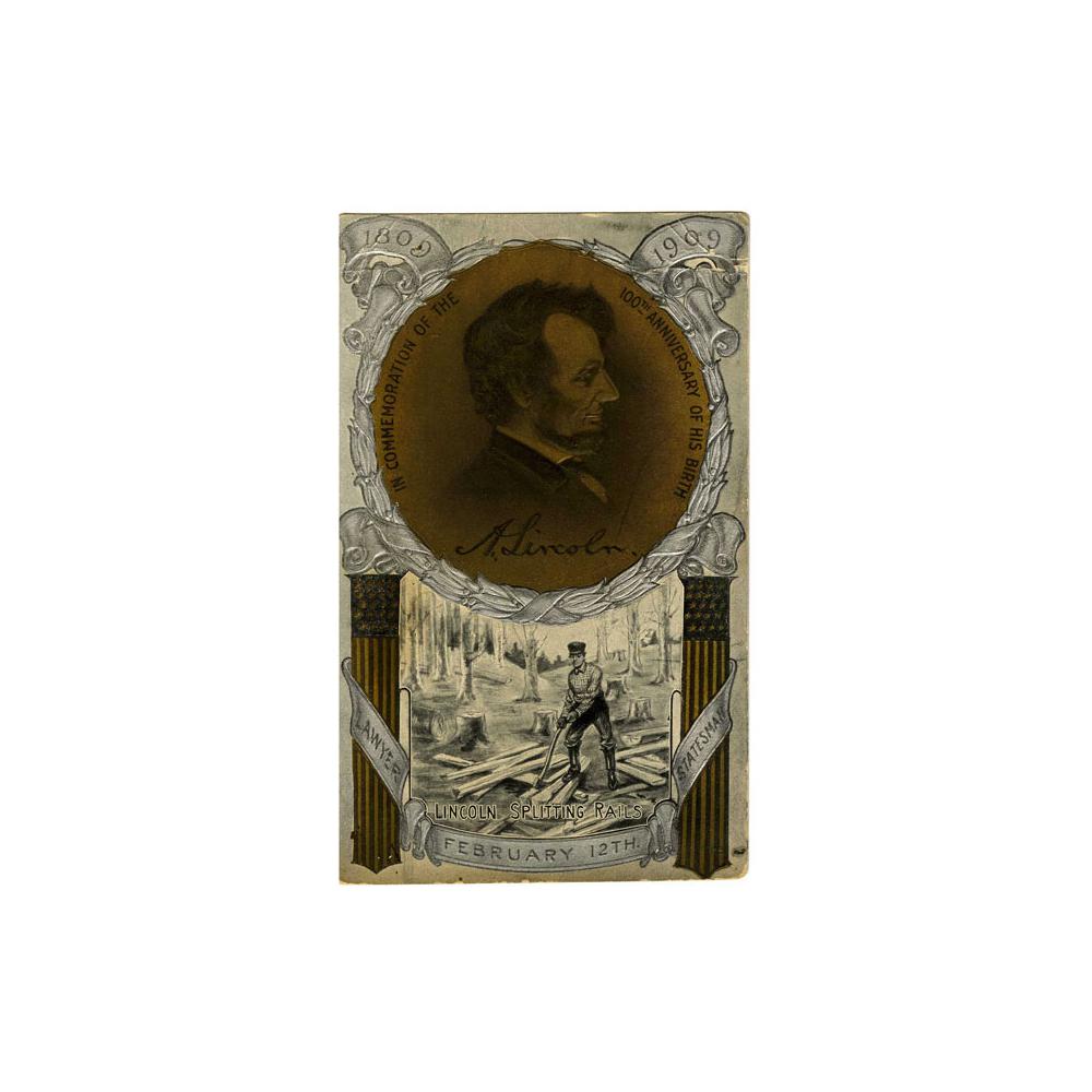 Image: Postcard of Abraham Lincoln
