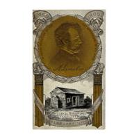 Image: Postcard of Abraham Lincoln