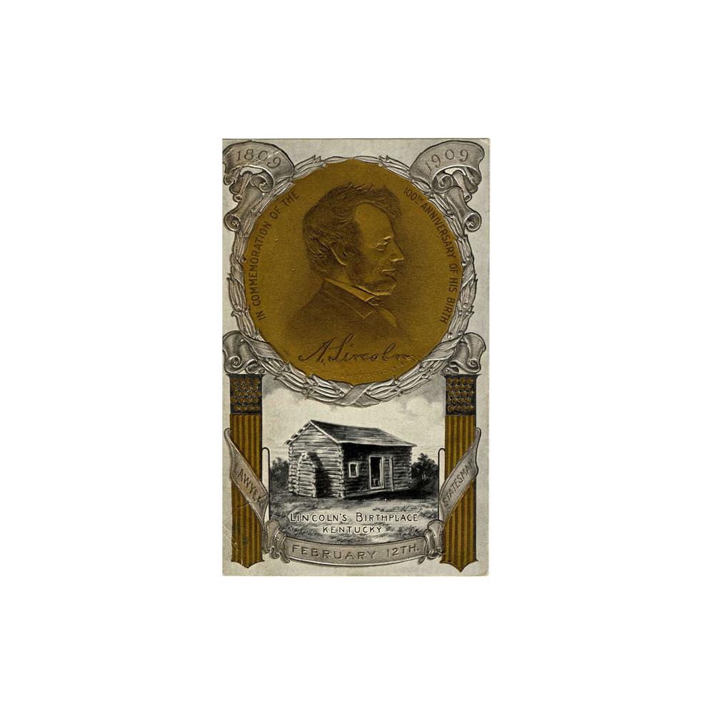 Image: Postcard of Abraham Lincoln