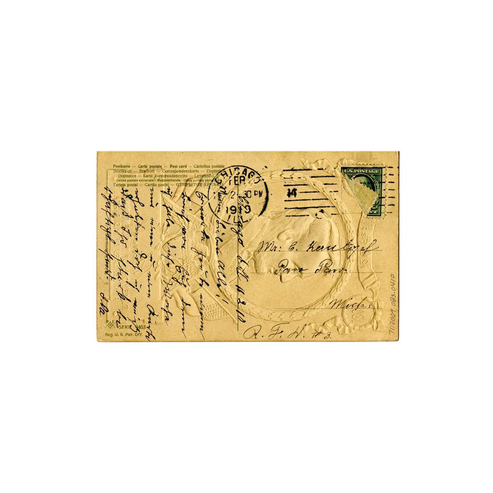 Image: Postcard of Abraham Lincoln