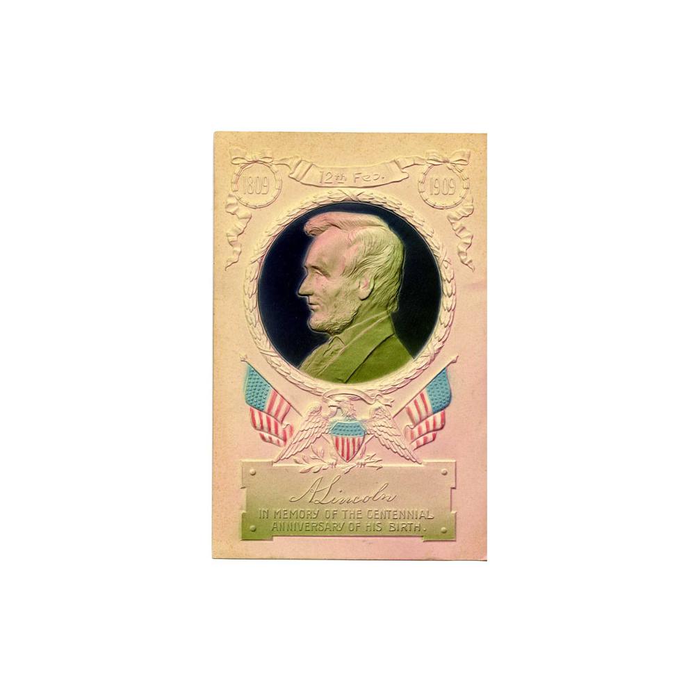 Image: Postcard of Abraham Lincoln
