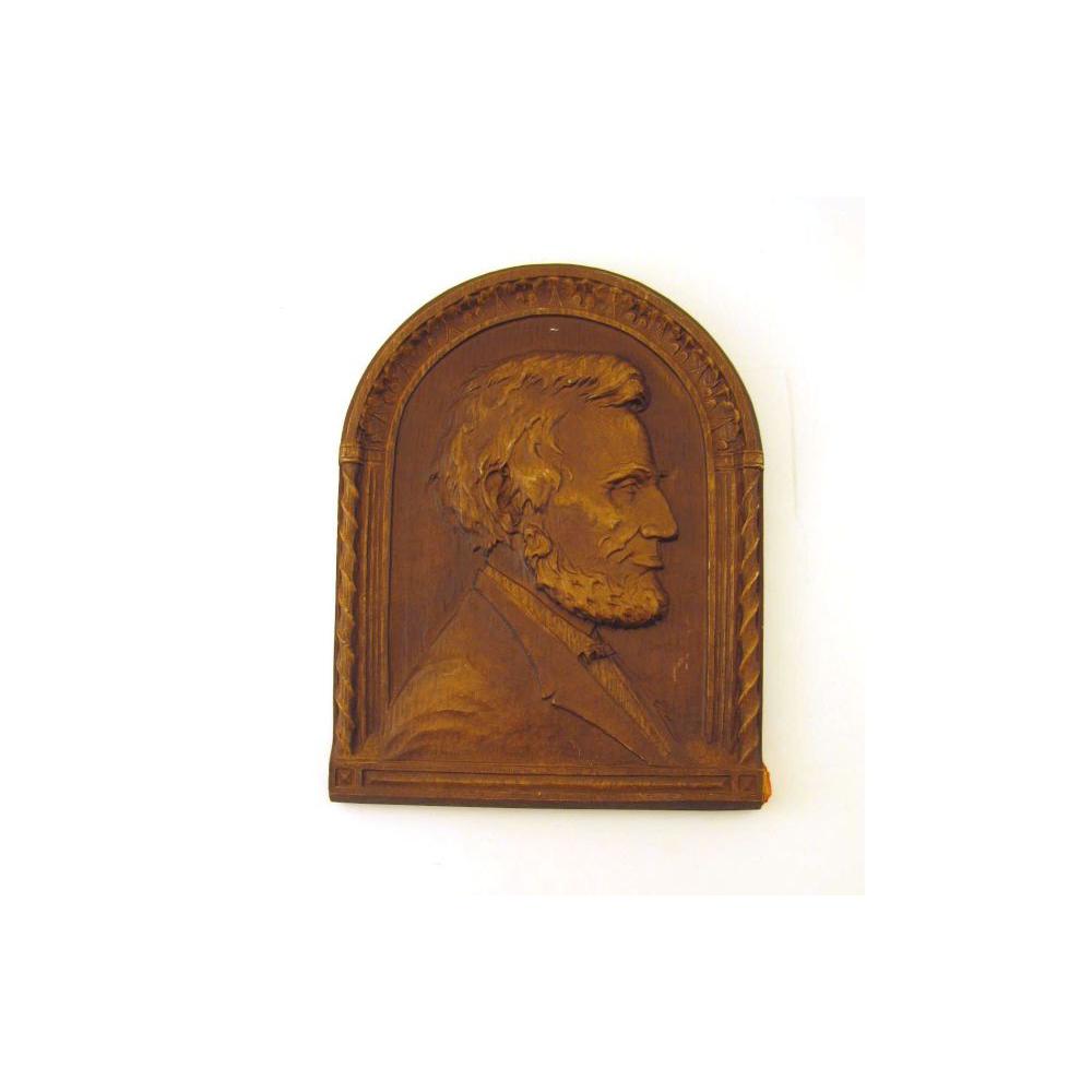 Image: Abraham Lincoln bah-relief plaque