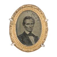 Image: Abraham Lincoln 1860 campaign button