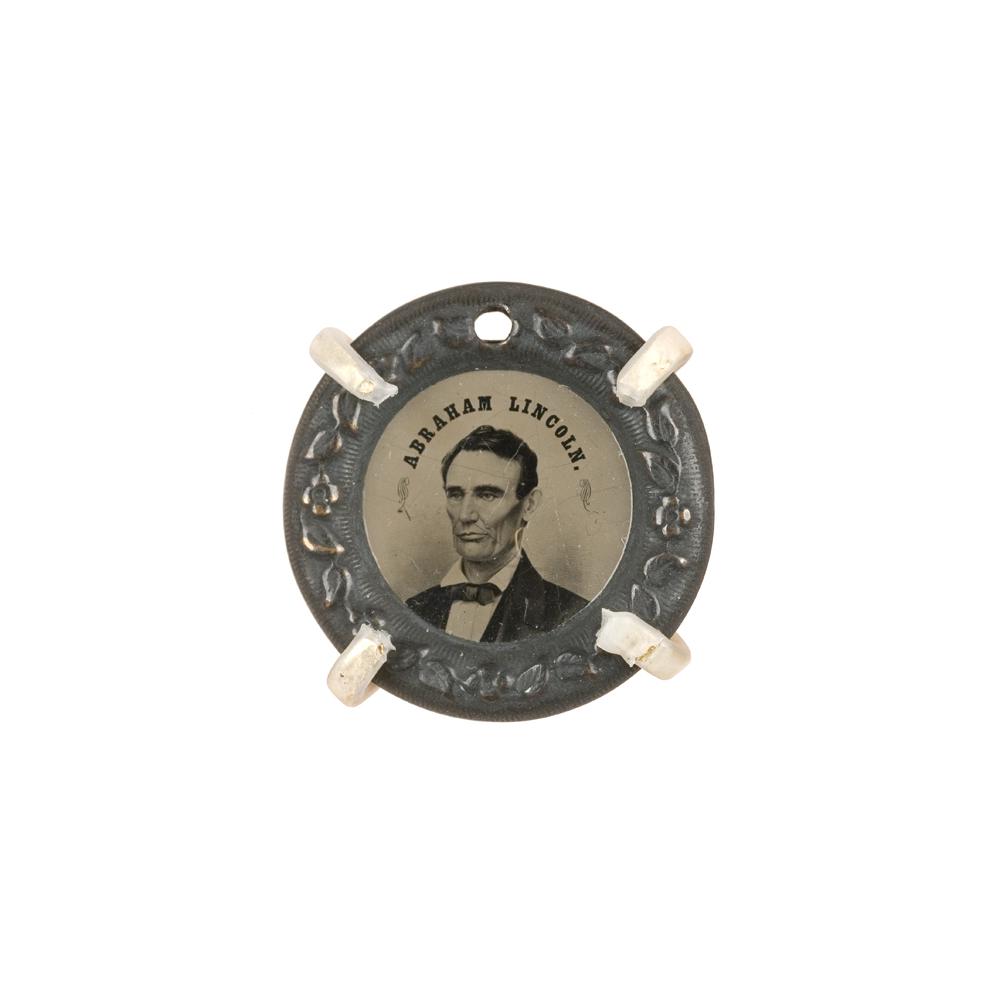 Image: Abraham Lincoln 1860 campaign button