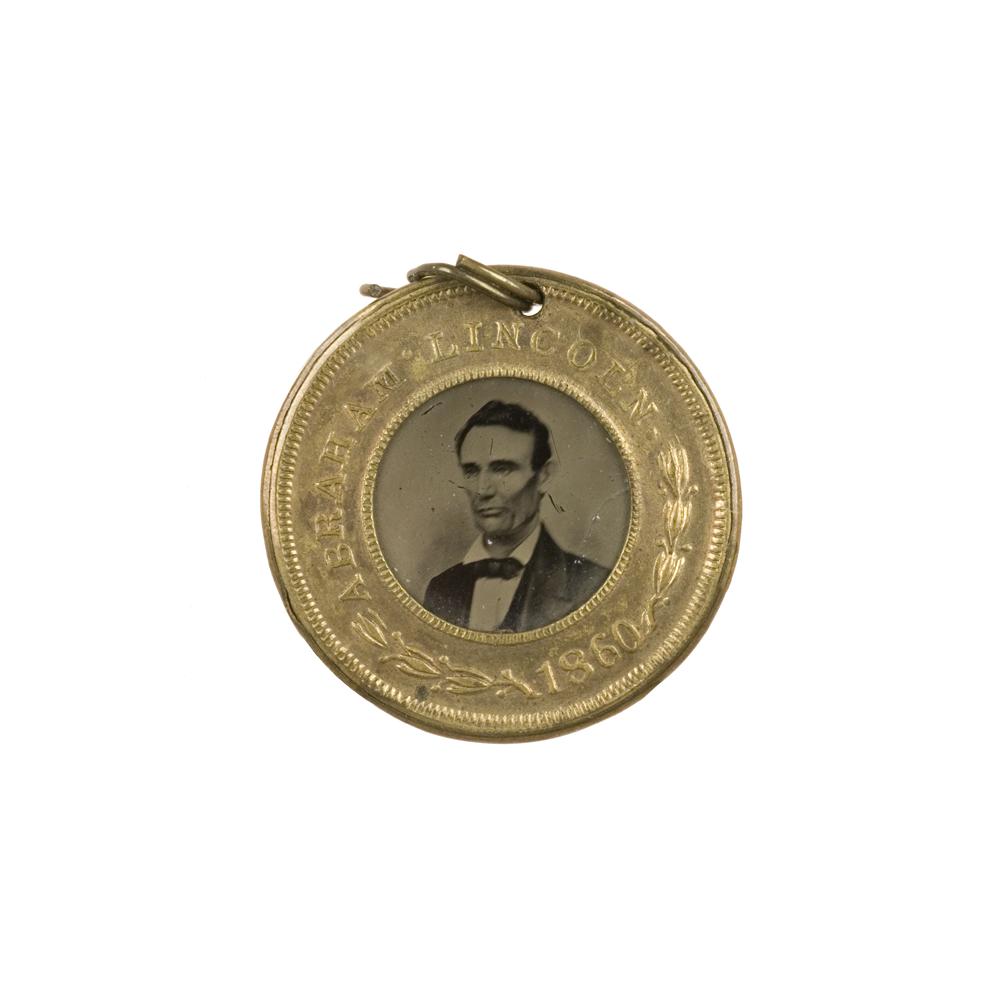 Image: Abraham Lincoln 1860 campaign button