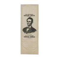 Image: Abraham Lincoln 1860 campaign ribbon