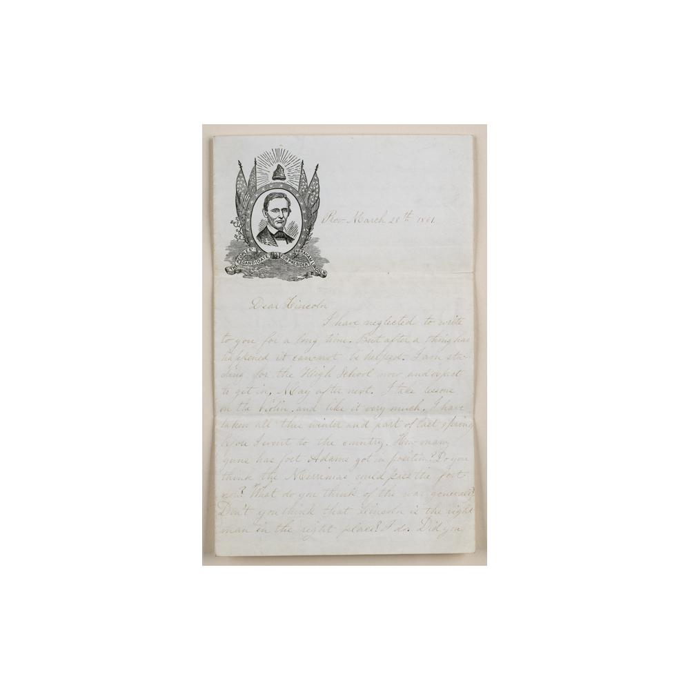 Image: Abraham Lincoln letterhead