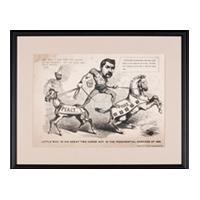 Image: Little Mac, In His Great Two Horse Act, In the Presidential Canvass of 1864