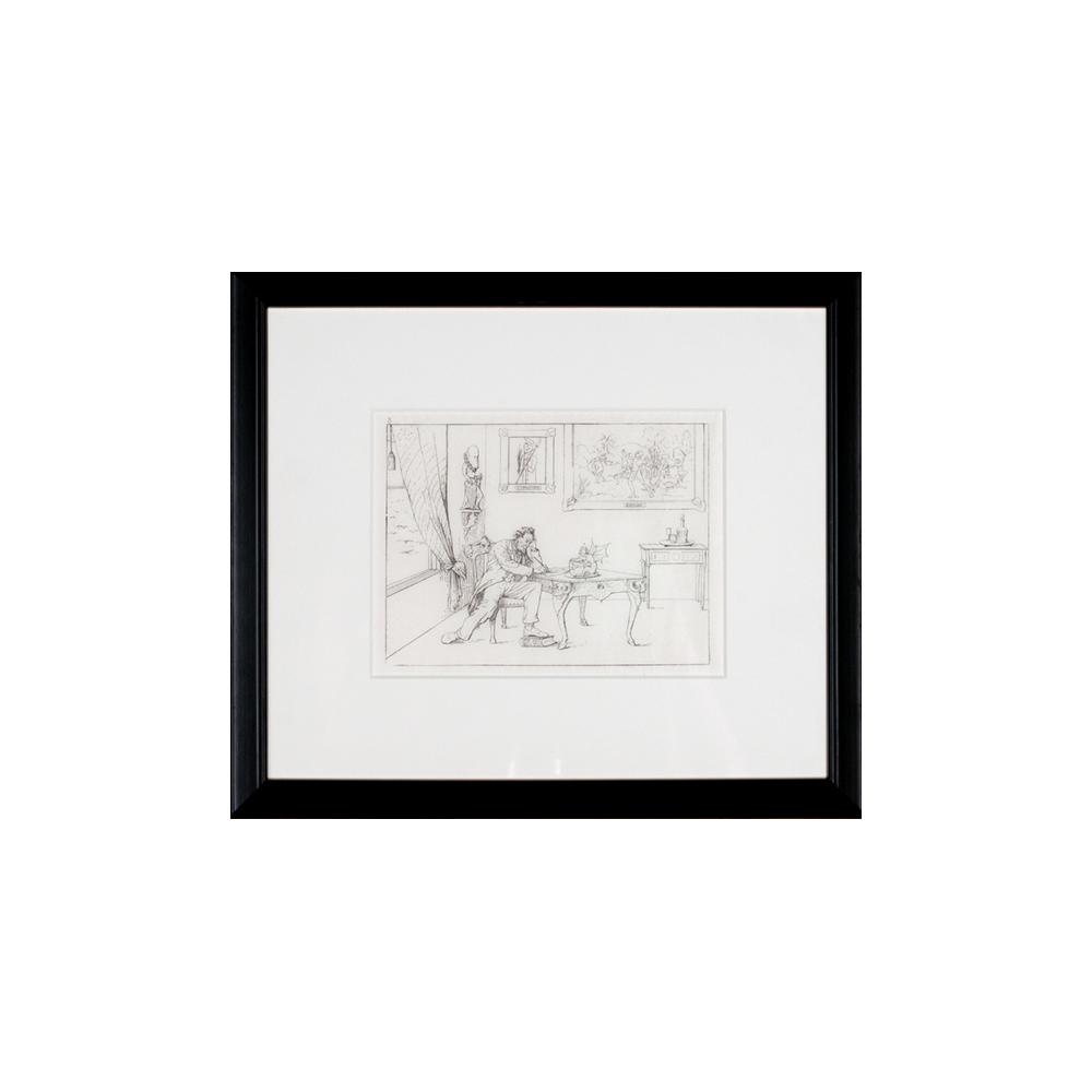 Image: Lincoln Writing the Emancipation Proclamation