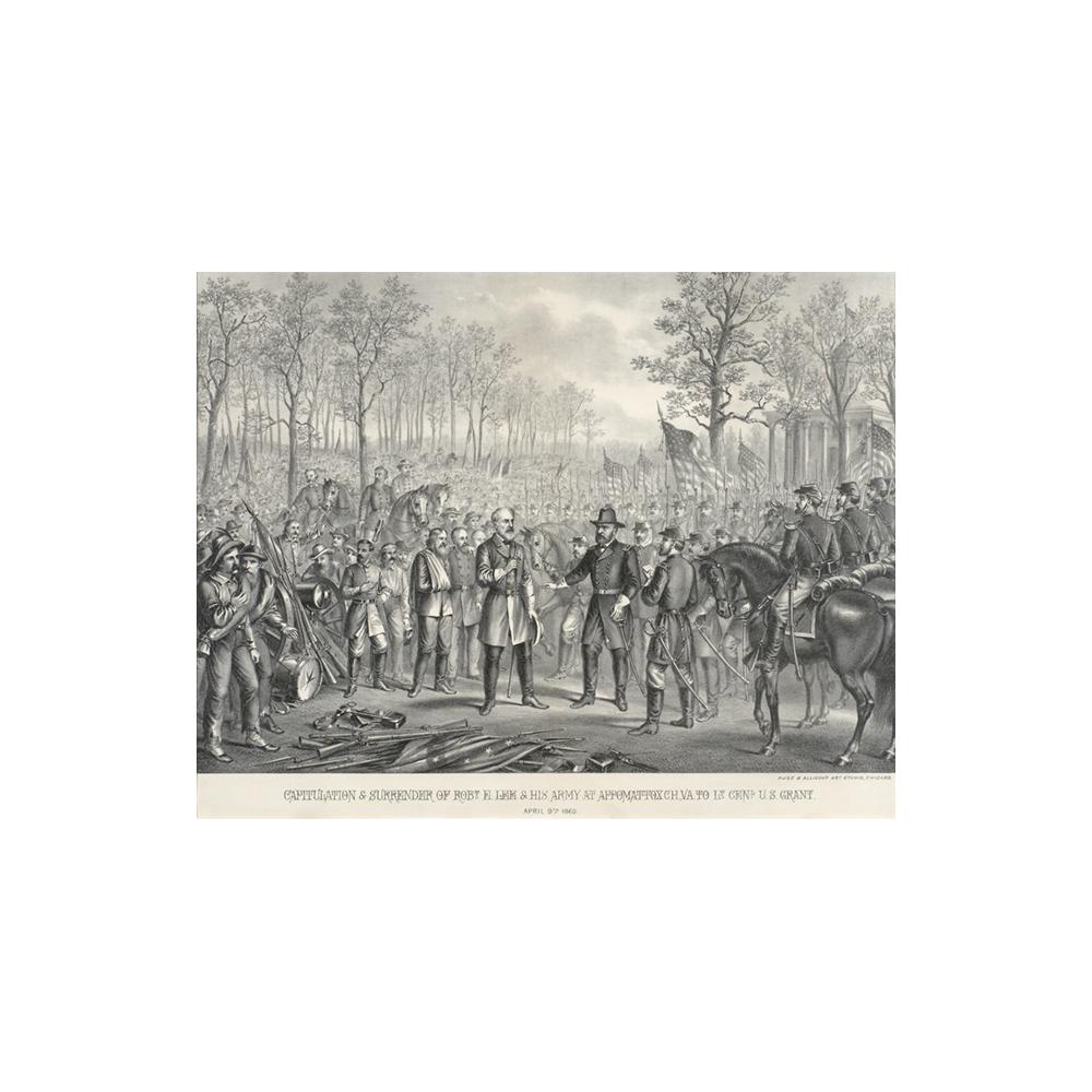 Image: Capitulation & Surrender of Robert E. Lee & His Army