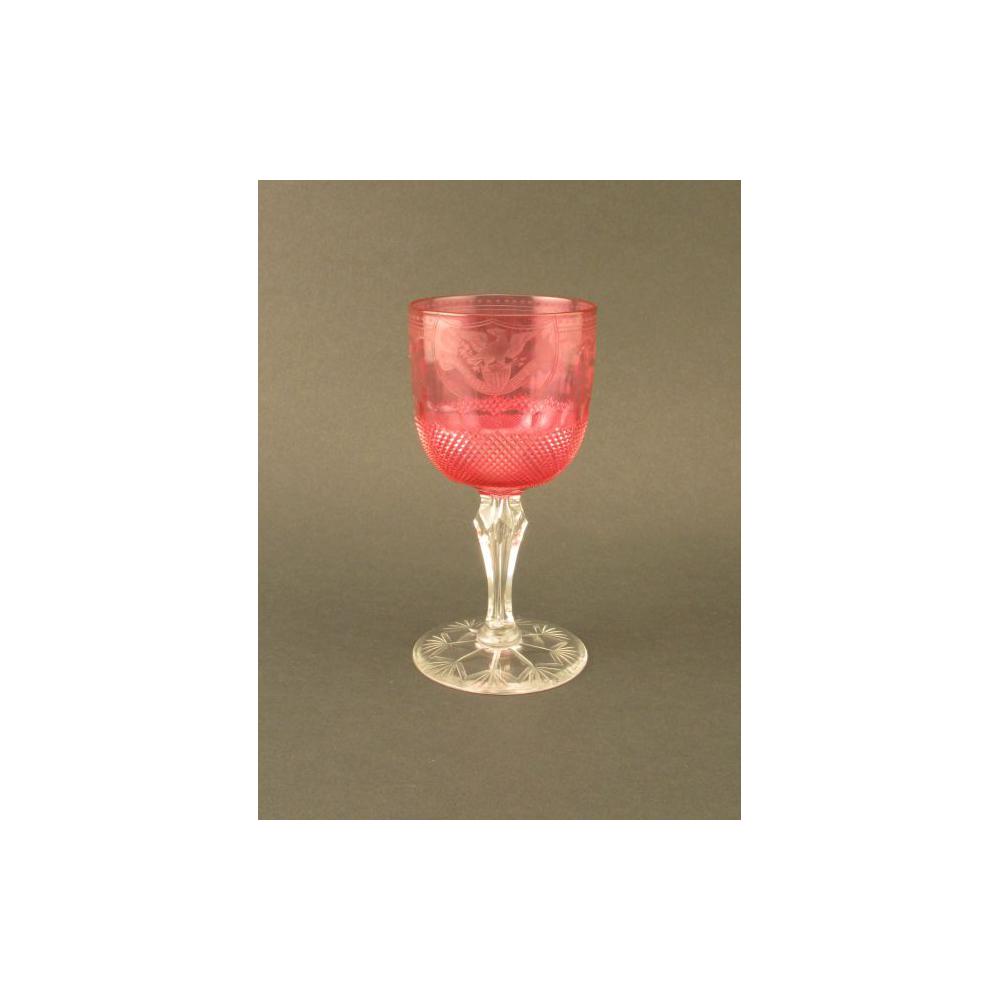 Image: Lincoln state dinner service wine glass