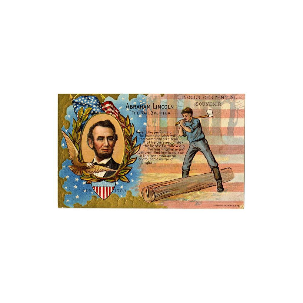 Image: Postcard of Abraham Lincoln