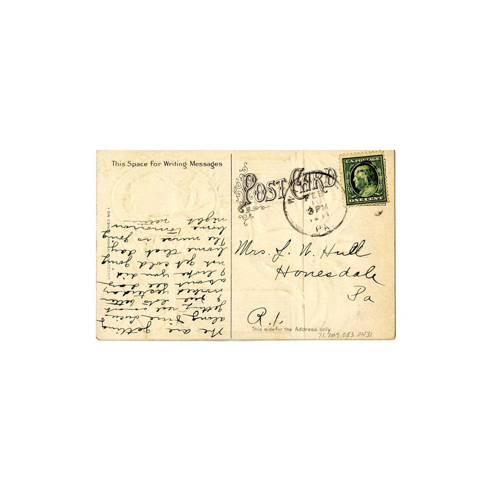 Image: Postcard of Abraham Lincoln