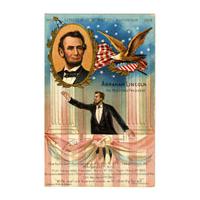 Image: Postcard of Abraham Lincoln