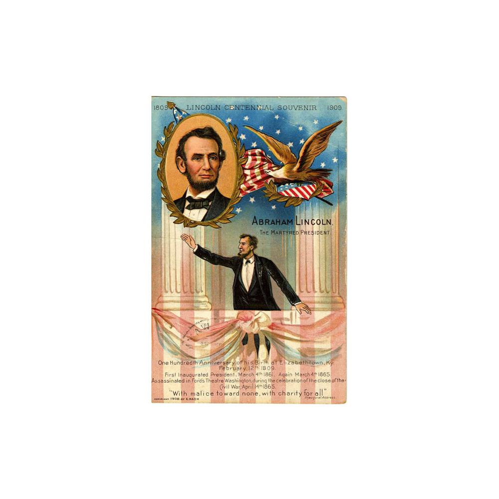 Image: Postcard of Abraham Lincoln
