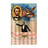 Image: Postcard of Abraham Lincoln