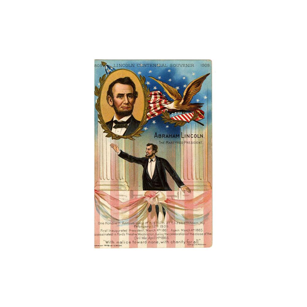 Image: Postcard of Abraham Lincoln