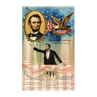 Image: Postcard of Abraham Lincoln