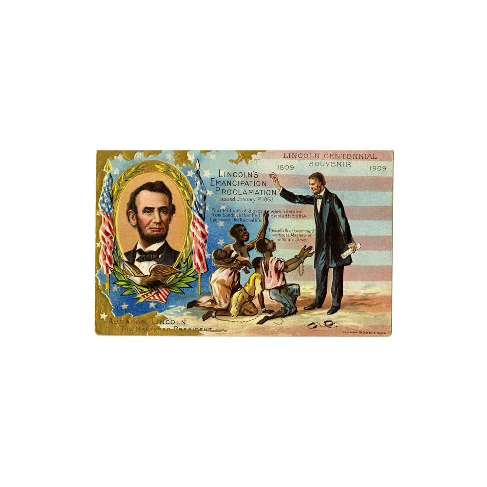 Image: Postcard of Abraham Lincoln