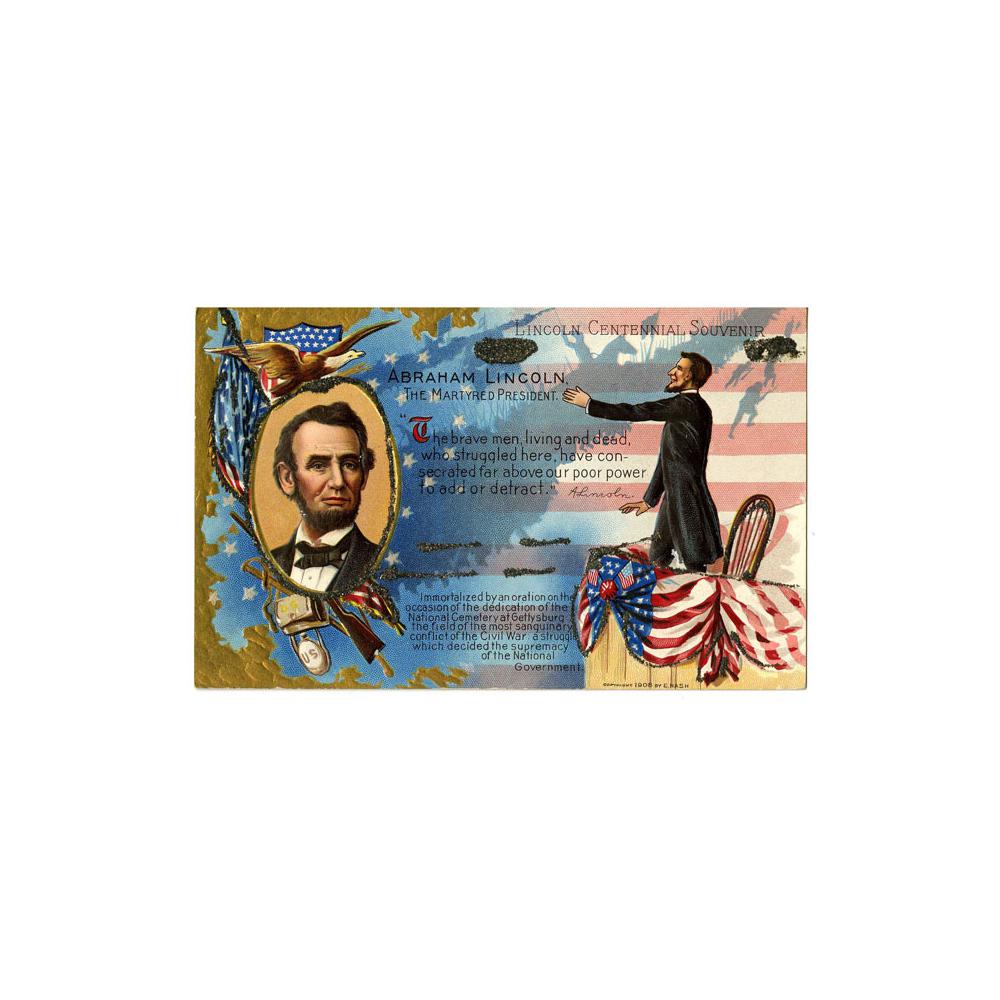 Image: Postcard of Abraham Lincoln