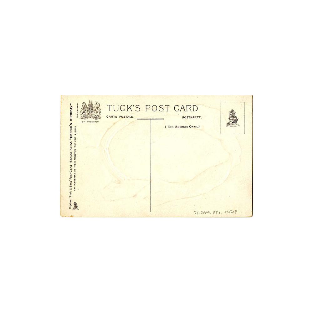 Image: Color postcard of Abraham Lincoln