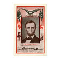 Image: Color postcard of Abraham Lincoln