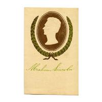 Image: Postcard of Abraham Lincoln