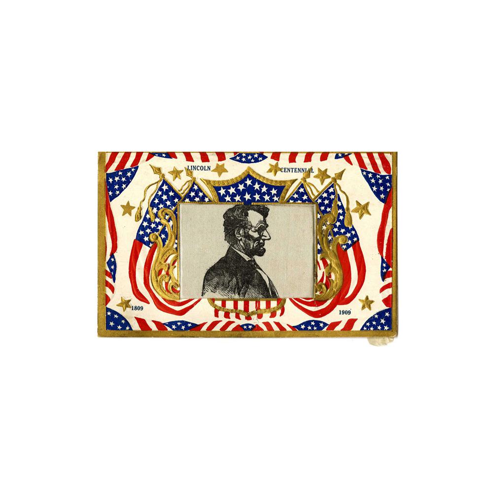 Image: Color postcard of Abraham Lincoln
