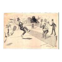 Image: Lincoln Playing Tennis