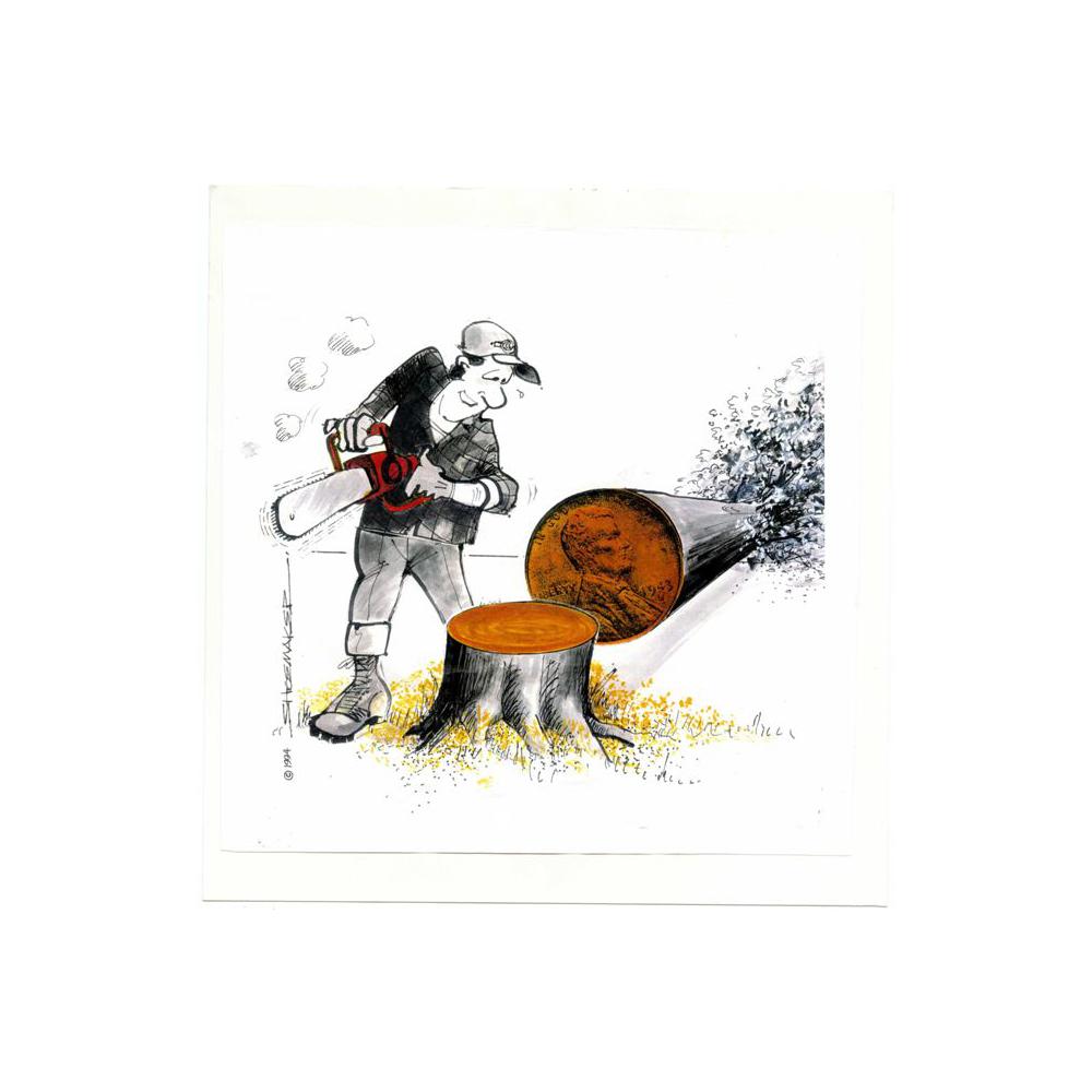 Image: Shoemaker's Lincoln Cartoon