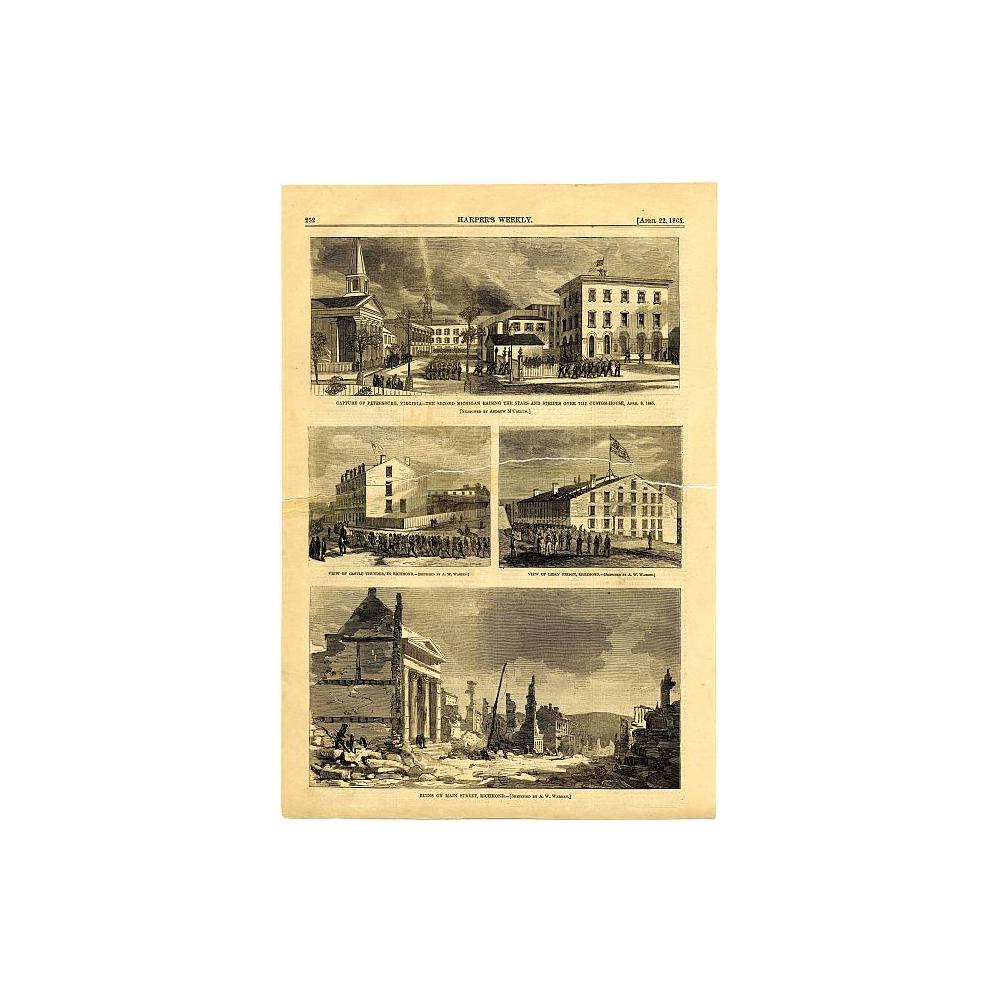 Image: Scenes of Virginia in early April, 1865