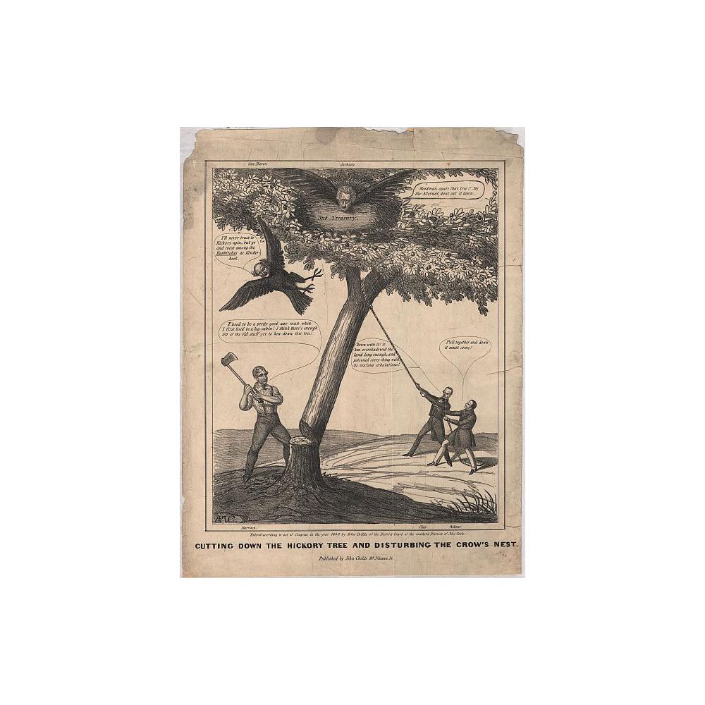 Image: Cutting Down the Hickory Tree and Disturbing the Crow's Nest