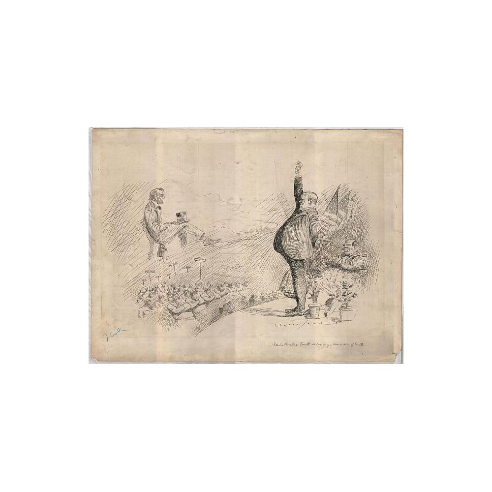 Image: Strike Breaker Farrel Addressing a Convention of Trusts