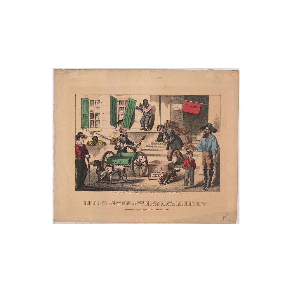 Image: The First of May 1865 or General Moving Day in Richmond Virginia