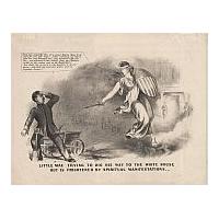 Image: Little Mac Trying to Dig His Way to the White House. . .