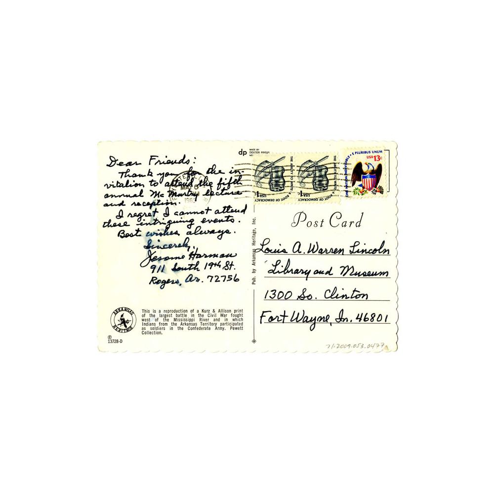 Image: Battle of Pea Ridge, Arkansas, March 7, 1862