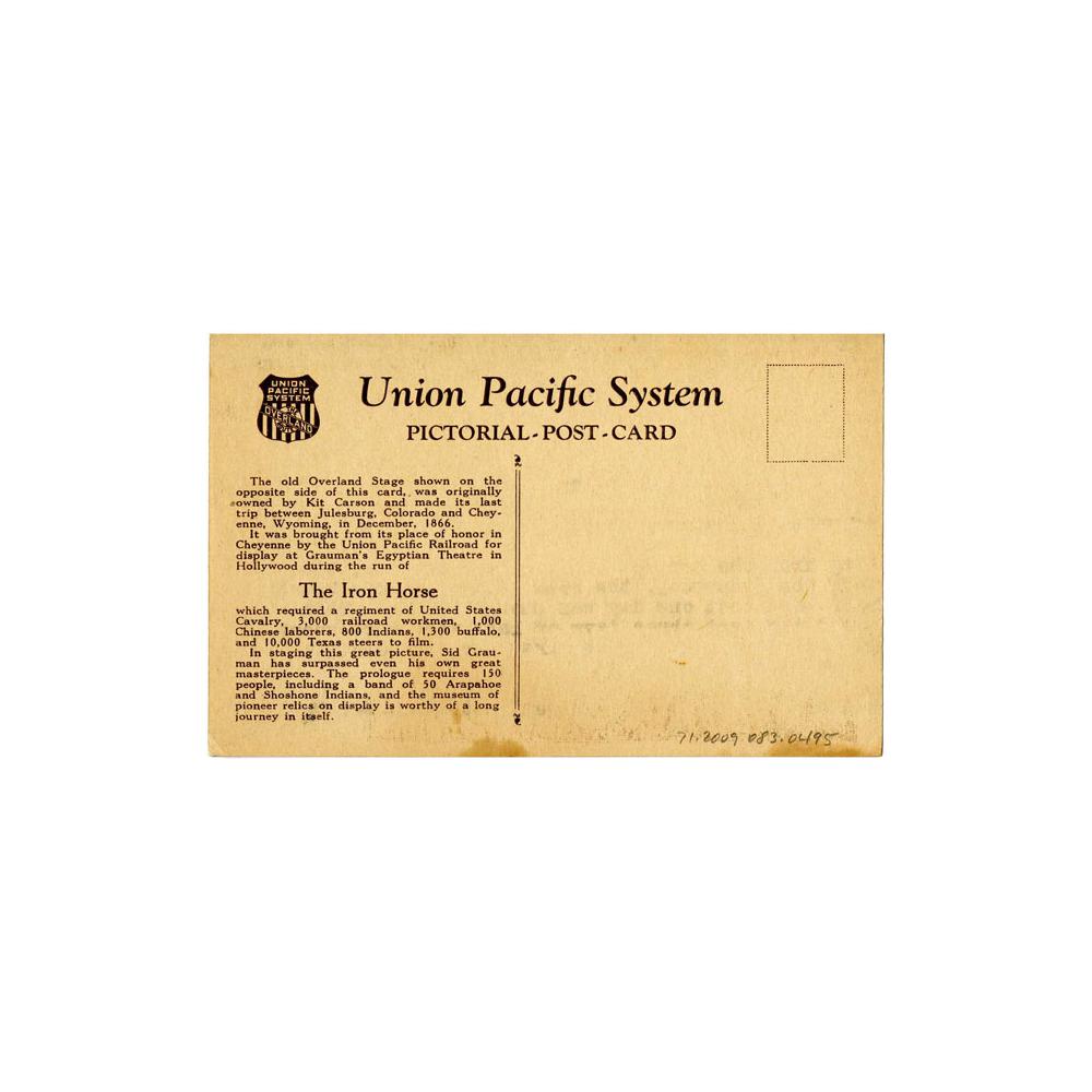 Image: Old Overland Stage